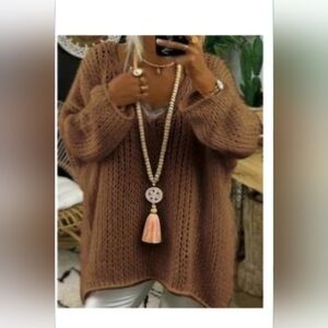 Drop Shoulder Sweater